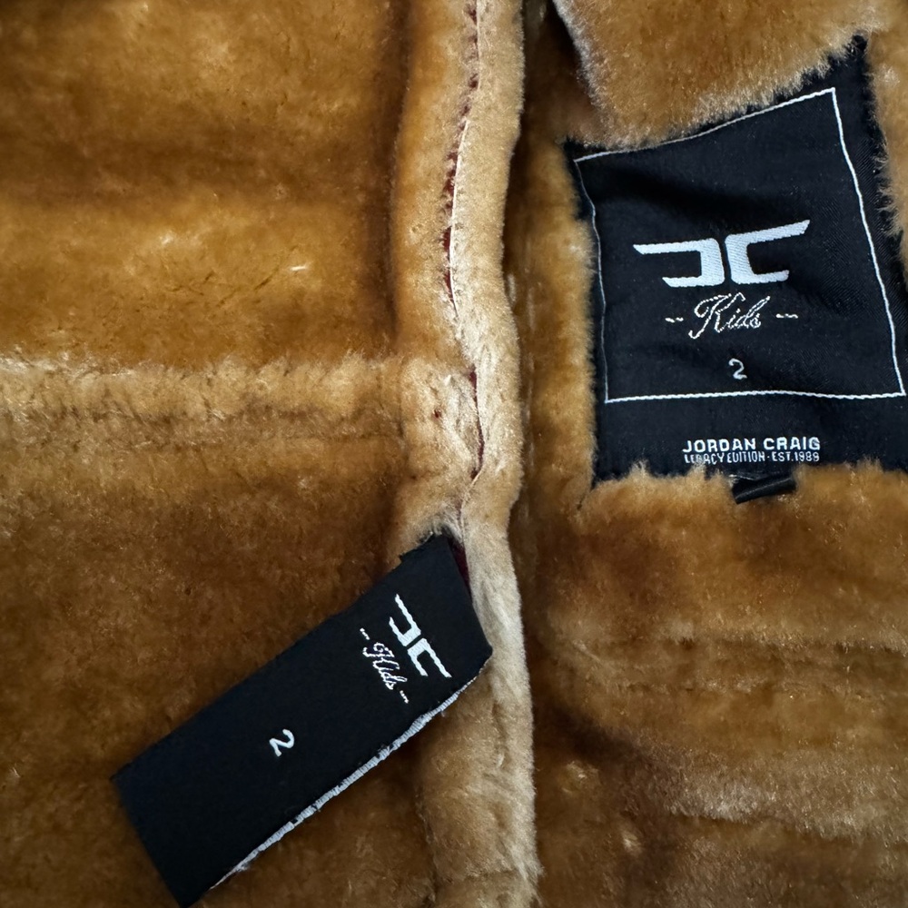 Jordan Craig Kids Denali Shearling Jacket (Burgundy) 2T - Picture 3 of 7